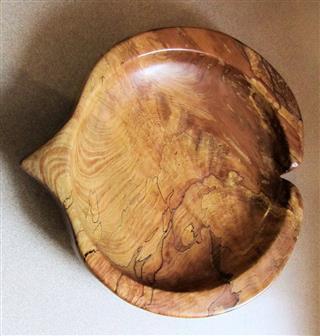 Spalted beech dish by Dave Matson